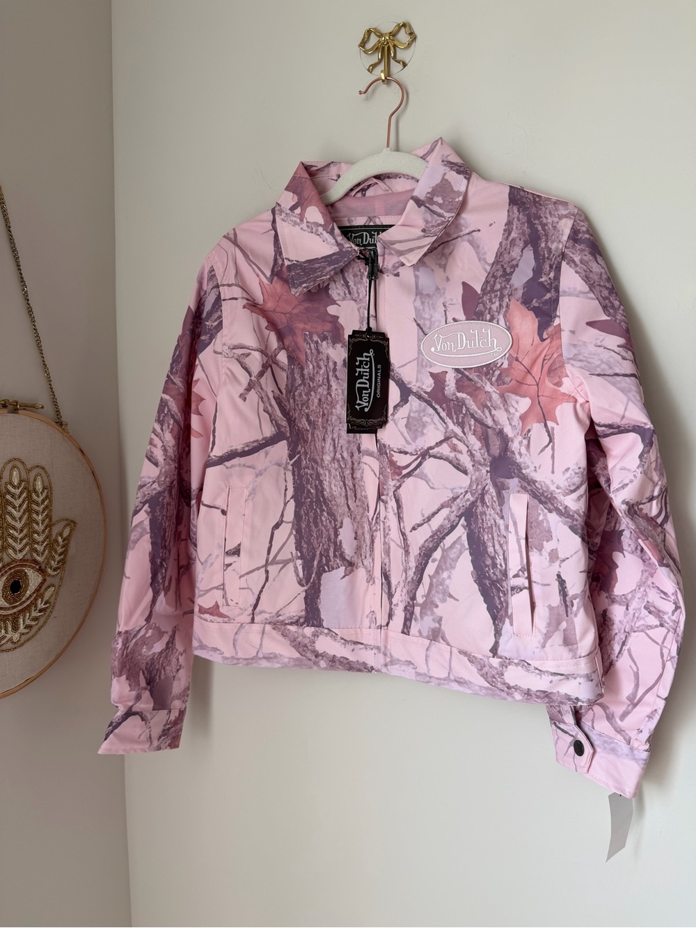 Von Dutch Pink Camo jacket